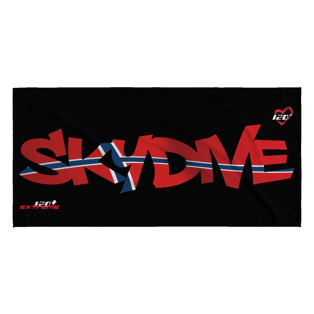 Skydiving T-shirts World Team - Skydive Norway - Beach Towels in 10 Colors, Beach Towel, teelaunch, Skydiving Apparel, Skydiving Apparel, Skydiving Gear, Olympics, T-Shirts, Skydive Chicago, Skydive City, Skydive Perris, Drop Zone Apparel, USPA, united states parachute association, Freefly, BASE, World Record,