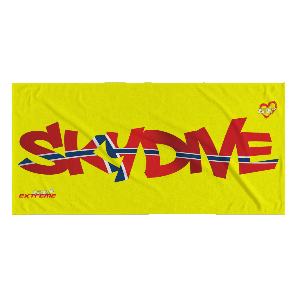 Skydiving T-shirts World Team - Skydive Norway - Beach Towels in 10 Colors, Beach Towel, teelaunch, Skydiving Apparel, Skydiving Apparel, Skydiving Gear, Olympics, T-Shirts, Skydive Chicago, Skydive City, Skydive Perris, Drop Zone Apparel, USPA, united states parachute association, Freefly, BASE, World Record,