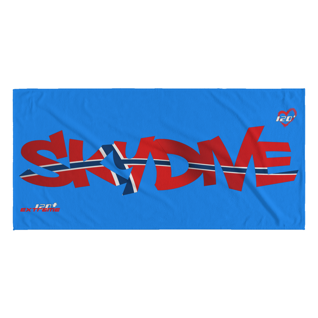 Skydiving T-shirts World Team - Skydive Norway - Beach Towels in 10 Colors, Beach Towel, teelaunch, Skydiving Apparel, Skydiving Apparel, Skydiving Gear, Olympics, T-Shirts, Skydive Chicago, Skydive City, Skydive Perris, Drop Zone Apparel, USPA, united states parachute association, Freefly, BASE, World Record,