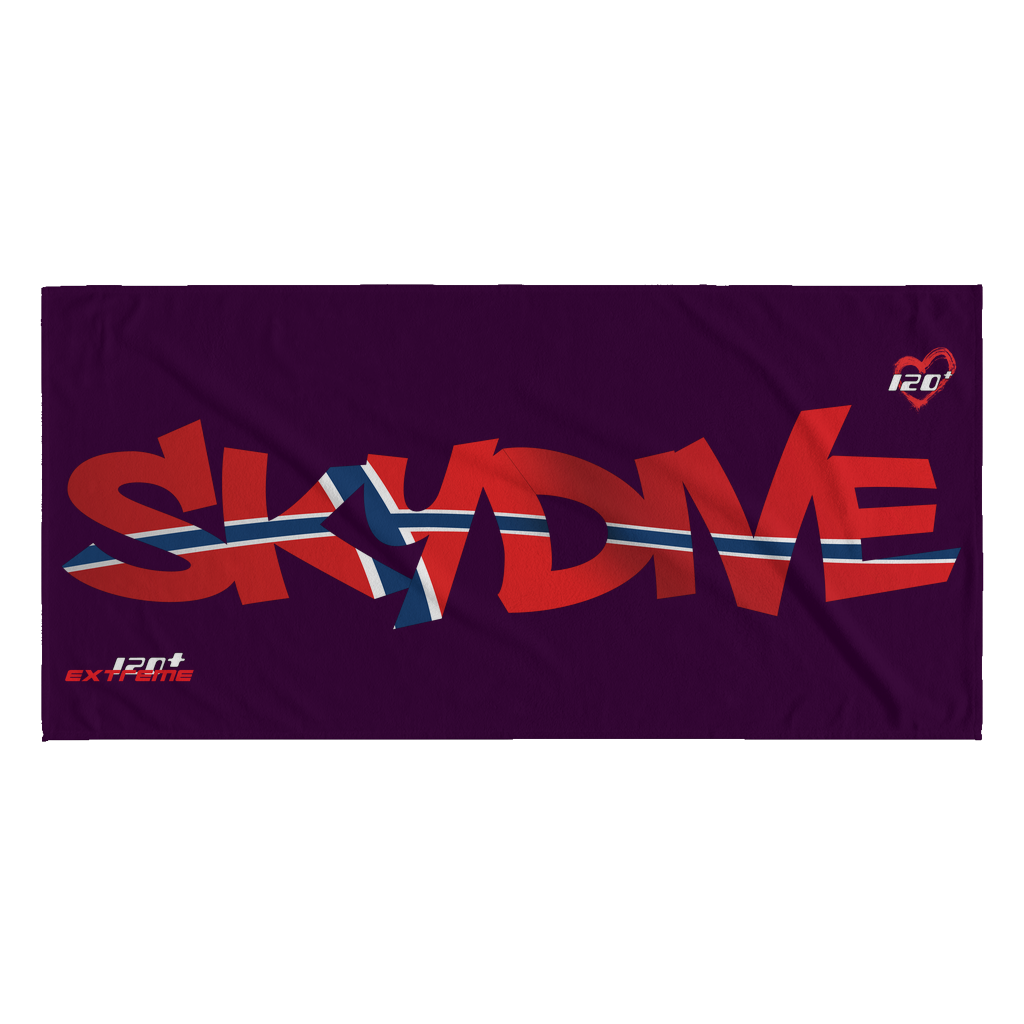 Skydiving T-shirts World Team - Skydive Norway - Beach Towels in 10 Colors, Beach Towel, teelaunch, Skydiving Apparel, Skydiving Apparel, Skydiving Gear, Olympics, T-Shirts, Skydive Chicago, Skydive City, Skydive Perris, Drop Zone Apparel, USPA, united states parachute association, Freefly, BASE, World Record,