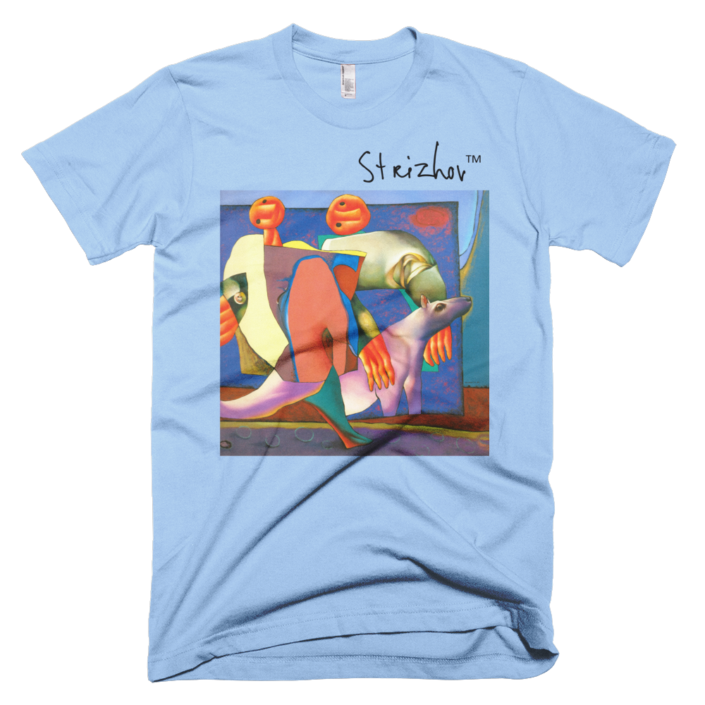 Skydiving T-shirts Strizhov™ by Dmitri Strizhov - 'Walks Under a Northern Sky - 1993' - T-Shirt, , Strizhov™, Skydiving Apparel, Skydiving Apparel, Skydiving Gear, Olympics, T-Shirts, Skydive Chicago, Skydive City, Skydive Perris, Drop Zone Apparel, USPA, united states parachute association, Freefly, BASE, World Record,