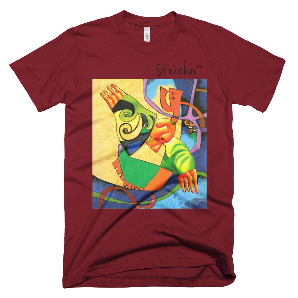 Skydiving T-shirts Strizhov™ by Dmitri Strizhov - 'Art History Written In Electricity - 1997' - T-Shirt, , Strizhov™, Skydiving Apparel, Skydiving Apparel, Skydiving Gear, Olympics, T-Shirts, Skydive Chicago, Skydive City, Skydive Perris, Drop Zone Apparel, USPA, united states parachute association, Freefly, BASE, World Record,