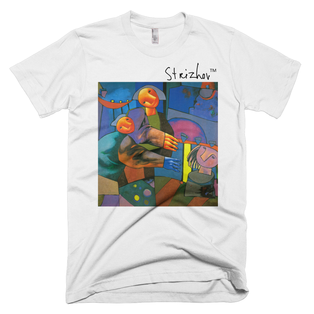 Skydiving T-shirts Strizhov™ by Dmitri Strizhov - 'Sculptors - 1996' - T-Shirt, , Strizhov™, Skydiving Apparel, Skydiving Apparel, Skydiving Gear, Olympics, T-Shirts, Skydive Chicago, Skydive City, Skydive Perris, Drop Zone Apparel, USPA, united states parachute association, Freefly, BASE, World Record,