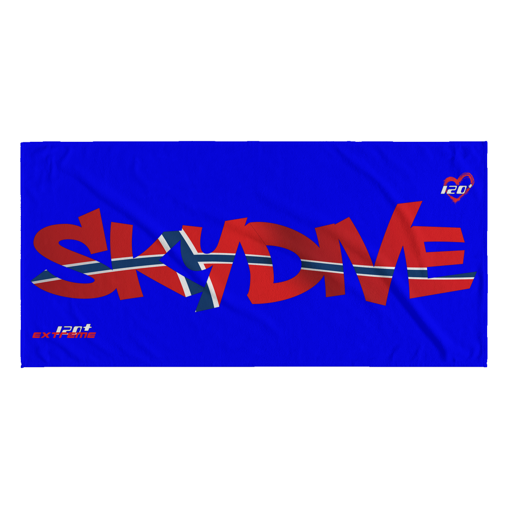 Skydiving T-shirts World Team - Skydive Norway - Beach Towels in 10 Colors, Beach Towel, teelaunch, Skydiving Apparel, Skydiving Apparel, Skydiving Gear, Olympics, T-Shirts, Skydive Chicago, Skydive City, Skydive Perris, Drop Zone Apparel, USPA, united states parachute association, Freefly, BASE, World Record,