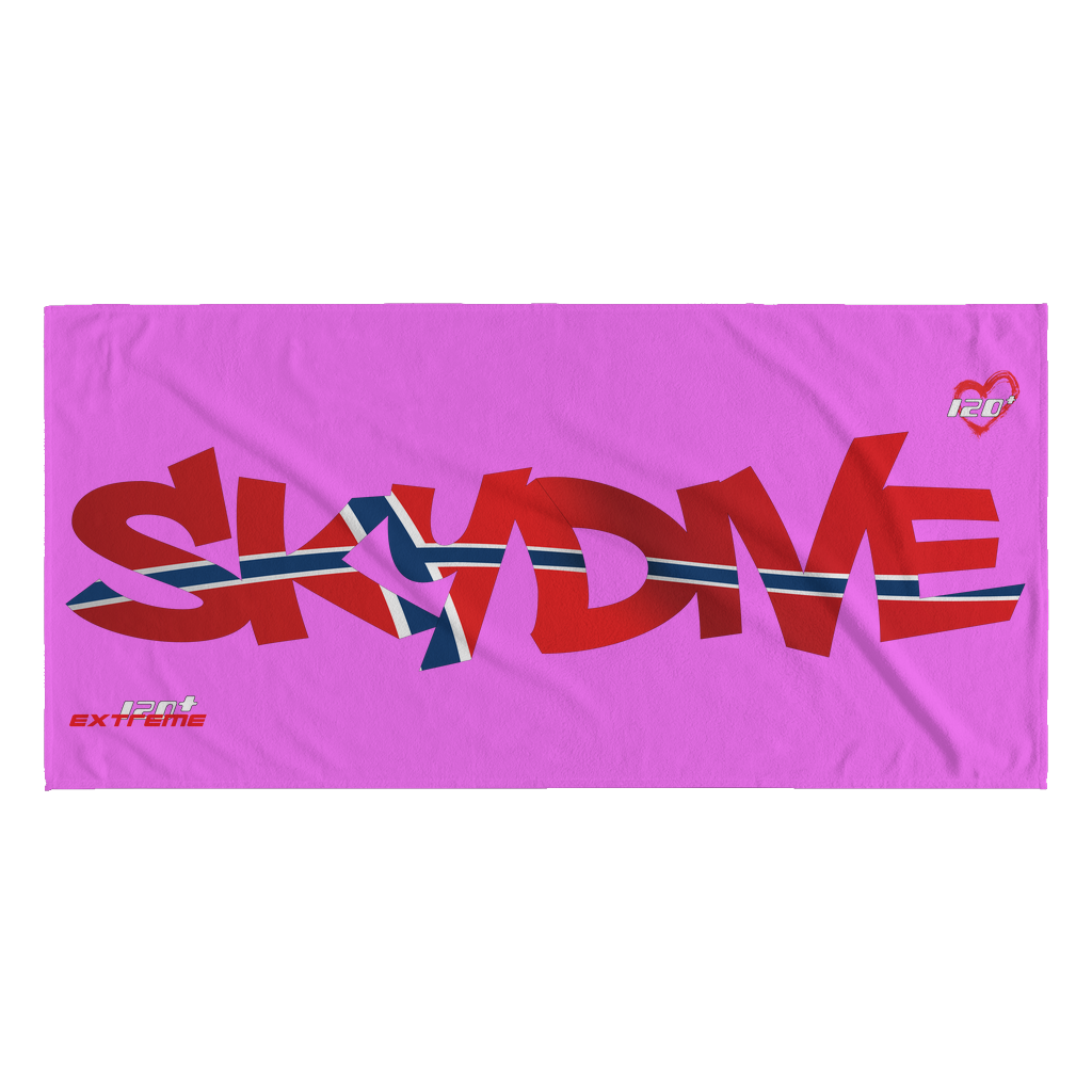 Skydiving T-shirts World Team - Skydive Norway - Beach Towels in 10 Colors, Beach Towel, teelaunch, Skydiving Apparel, Skydiving Apparel, Skydiving Gear, Olympics, T-Shirts, Skydive Chicago, Skydive City, Skydive Perris, Drop Zone Apparel, USPA, united states parachute association, Freefly, BASE, World Record,
