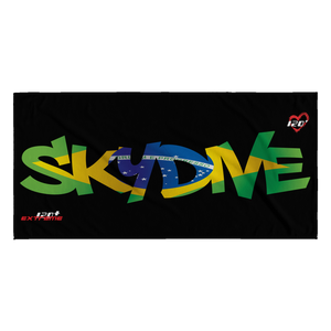 Skydiving T-shirts World Team - Skydive Brazil - Beach Towels in 10 Colors, Beach Towel, teelaunch, Skydiving Apparel, Skydiving Apparel, Skydiving Gear, Olympics, T-Shirts, Skydive Chicago, Skydive City, Skydive Perris, Drop Zone Apparel, USPA, united states parachute association, Freefly, BASE, World Record,