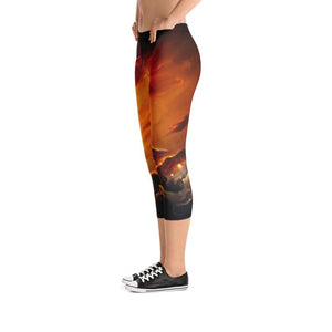 Skydiving T-shirts Galaxy - Nebula - Interstellar Milky-Way - Capri Leggings, Leggings, Skydiving Apparel, Skydiving Apparel, Skydiving Apparel, Skydiving Gear, Olympics, T-Shirts, Skydive Chicago, Skydive City, Skydive Perris, Drop Zone Apparel, USPA, united states parachute association, Freefly, BASE, World Record,