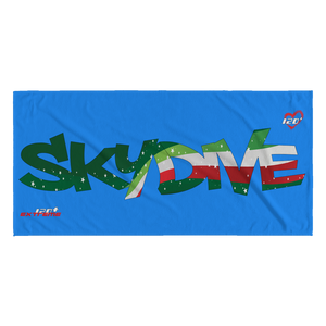 Skydiving T-shirts World Team - Skydive Italy - Beach Towels in 10 Colors, Beach Towel, teelaunch, Skydiving Apparel, Skydiving Apparel, Skydiving Gear, Olympics, T-Shirts, Skydive Chicago, Skydive City, Skydive Perris, Drop Zone Apparel, USPA, united states parachute association, Freefly, BASE, World Record,