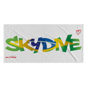 Skydiving T-shirts World Team - Skydive Brazil - Beach Towels in 10 Colors, Beach Towel, teelaunch, Skydiving Apparel, Skydiving Apparel, Skydiving Gear, Olympics, T-Shirts, Skydive Chicago, Skydive City, Skydive Perris, Drop Zone Apparel, USPA, united states parachute association, Freefly, BASE, World Record,