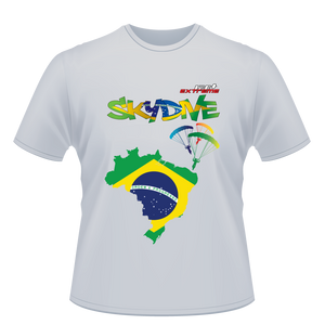 Skydiving T-shirts - Skydive World - BRAZIL - Cotton Tee -, Shirts, Skydiving Apparel, Skydiving Apparel, Skydiving Apparel, Skydiving Gear, Olympics, T-Shirts, Skydive Chicago, Skydive City, Skydive Perris, Drop Zone Apparel, USPA, united states parachute association, Freefly, BASE, World Record,