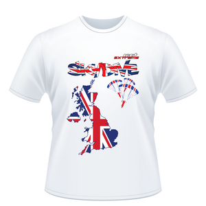 Skydiving T-shirts - Skydive All World - UK - The United Kingdom - Unisex Tee -, Shirts, Skydiving Apparel, Skydiving Apparel, Skydiving Apparel, Skydiving Gear, Olympics, T-Shirts, Skydive Chicago, Skydive City, Skydive Perris, Drop Zone Apparel, USPA, united states parachute association, Freefly, BASE, World Record,