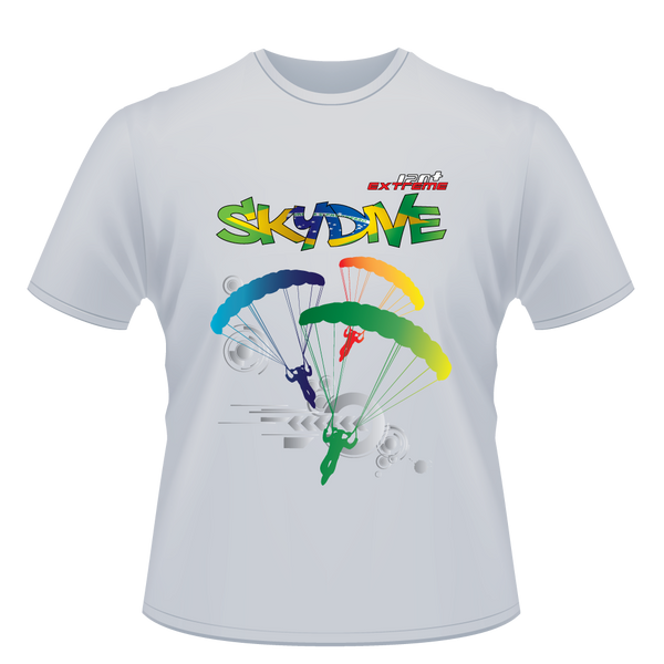 Skydiving T-shirts - Skydive World All Over - BRAZIL - Cotton Tee -, Shirts, Skydiving Apparel, Skydiving Apparel, Skydiving Apparel, Skydiving Gear, Olympics, T-Shirts, Skydive Chicago, Skydive City, Skydive Perris, Drop Zone Apparel, USPA, united states parachute association, Freefly, BASE, World Record,
