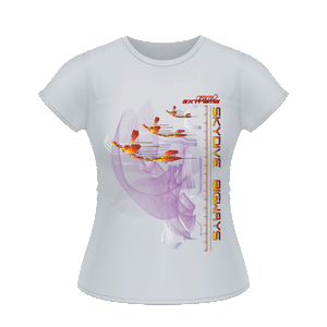 Skydiving T-shirts - Skydiving T-Shirt - Skydive BIGWAYS - Women`s Tee -, Shirts, Skydiving Apparel, Skydiving Apparel, Skydiving Apparel, Skydiving Gear, Olympics, T-Shirts, Skydive Chicago, Skydive City, Skydive Perris, Drop Zone Apparel, USPA, united states parachute association, Freefly, BASE, World Record,