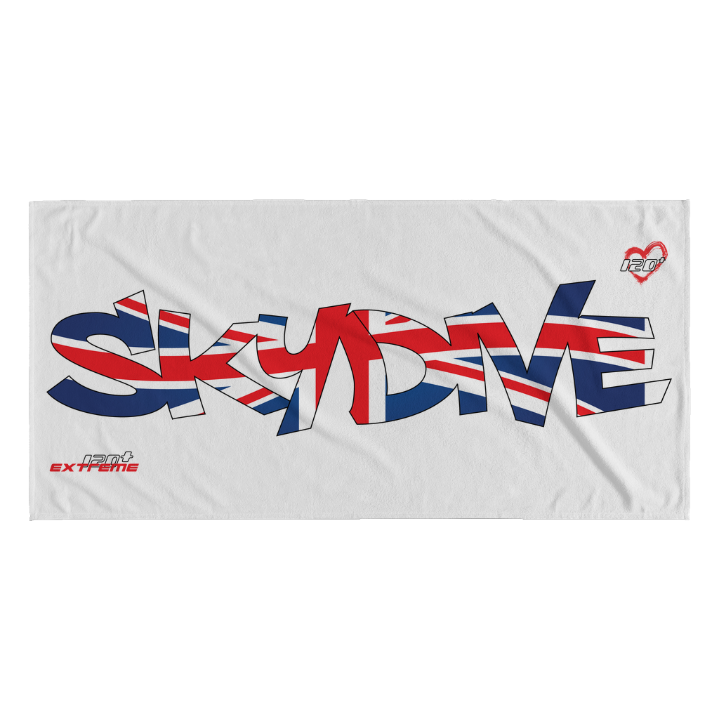 Skydiving T-shirts World Team - Skydive United Kingdom - Beach Towels in 10 Colors, Beach Towel, teelaunch, Skydiving Apparel, Skydiving Apparel, Skydiving Gear, Olympics, T-Shirts, Skydive Chicago, Skydive City, Skydive Perris, Drop Zone Apparel, USPA, united states parachute association, Freefly, BASE, World Record,