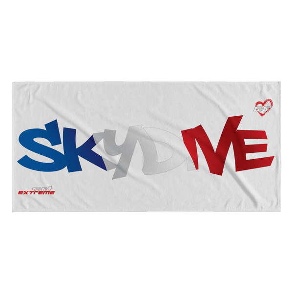 Skydiving T-shirts World Team - Skydive France - Beach Towels in 10 Colors, Beach Towel, teelaunch, Skydiving Apparel, Skydiving Apparel, Skydiving Gear, Olympics, T-Shirts, Skydive Chicago, Skydive City, Skydive Perris, Drop Zone Apparel, USPA, united states parachute association, Freefly, BASE, World Record,