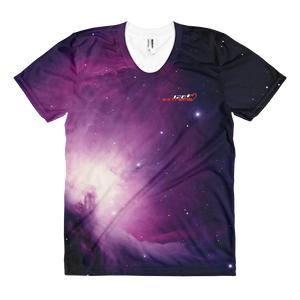 Skydiving T-shirts Galaxy - Orion Purple Nebula - Women's sublimation t-shirt, T-shirt, Skydiving Apparel, Skydiving Apparel, Skydiving Apparel, Skydiving Gear, Olympics, T-Shirts, Skydive Chicago, Skydive City, Skydive Perris, Drop Zone Apparel, USPA, united states parachute association, Freefly, BASE, World Record,