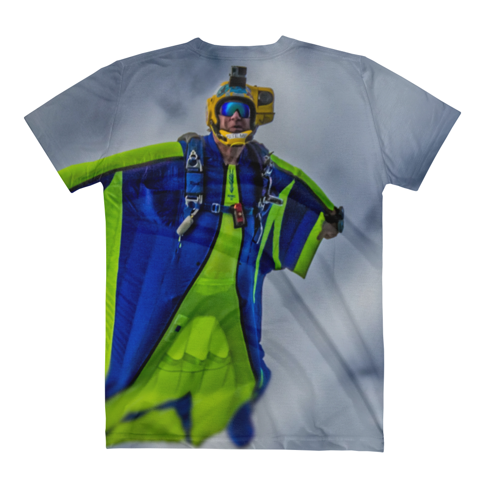 Skydiving T-shirts - Tony Suits - Bite Me - Women's V-Neck Tee -, Women's All-Over, Skydiving Apparel, Skydiving Apparel, Skydiving Apparel, Skydiving Gear, Olympics, T-Shirts, Skydive Chicago, Skydive City, Skydive Perris, Drop Zone Apparel, USPA, united states parachute association, Freefly, BASE, World Record,