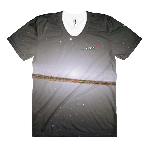 Skydiving T-shirts Galaxy - The Majestic Sombrero - Women's sublimation t-shirt, T-shirt, Skydiving Apparel, Skydiving Apparel, Skydiving Apparel, Skydiving Gear, Olympics, T-Shirts, Skydive Chicago, Skydive City, Skydive Perris, Drop Zone Apparel, USPA, united states parachute association, Freefly, BASE, World Record,