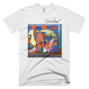 Skydiving T-shirts Strizhov™ by Dmitri Strizhov - 'Walks Under a Northern Sky - 1993' - T-Shirt, , Strizhov™, Skydiving Apparel, Skydiving Apparel, Skydiving Gear, Olympics, T-Shirts, Skydive Chicago, Skydive City, Skydive Perris, Drop Zone Apparel, USPA, united states parachute association, Freefly, BASE, World Record,