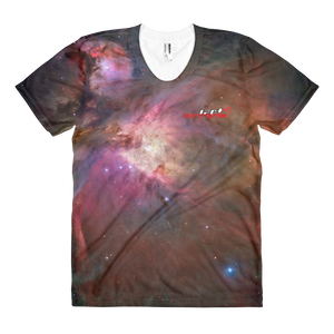 Skydiving T-shirts SPACE - Hubble's Orion Nebula - Women's sublimation t-shirt, T-shirt, Skydiving Apparel, Skydiving Apparel, Skydiving Apparel, Skydiving Gear, Olympics, T-Shirts, Skydive Chicago, Skydive City, Skydive Perris, Drop Zone Apparel, USPA, united states parachute association, Freefly, BASE, World Record,