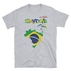 Skydiving T-shirts - Skydive World - BRAZIL - Cotton Tee -, Shirts, Skydiving Apparel, Skydiving Apparel, Skydiving Apparel, Skydiving Gear, Olympics, T-Shirts, Skydive Chicago, Skydive City, Skydive Perris, Drop Zone Apparel, USPA, united states parachute association, Freefly, BASE, World Record,