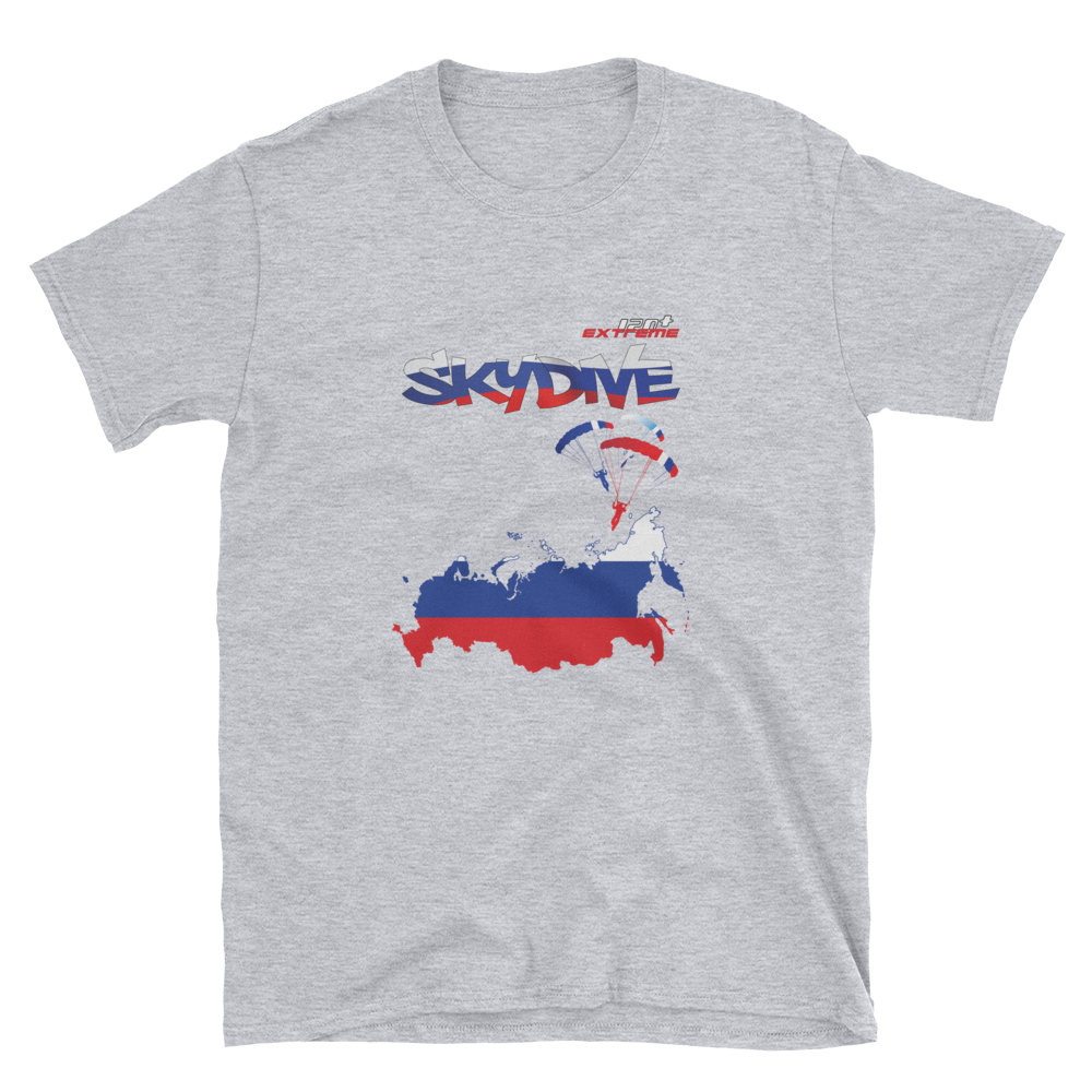 Skydiving T-shirts - Skydive World - RUSSIA - Cotton Tee -, Shirts, Skydiving Apparel, Skydiving Apparel, Skydiving Apparel, Skydiving Gear, Olympics, T-Shirts, Skydive Chicago, Skydive City, Skydive Perris, Drop Zone Apparel, USPA, united states parachute association, Freefly, BASE, World Record,