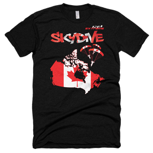 Skydiving T-shirts - Skydive All World - CANADA - Unisex Tee -, Shirts, Skydiving Apparel, Skydiving Apparel, Skydiving Apparel, Skydiving Gear, Olympics, T-Shirts, Skydive Chicago, Skydive City, Skydive Perris, Drop Zone Apparel, USPA, united states parachute association, Freefly, BASE, World Record,
