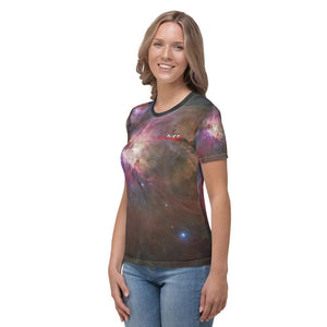 Skydiving T-shirts SPACE - Hubble's Orion Nebula - Women's sublimation t-shirt, T-shirt, Skydiving Apparel, Skydiving Apparel, Skydiving Apparel, Skydiving Gear, Olympics, T-Shirts, Skydive Chicago, Skydive City, Skydive Perris, Drop Zone Apparel, USPA, united states parachute association, Freefly, BASE, World Record,