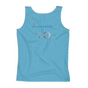 Skydiving T-shirts Ladies' Tank - Skydive Competition, Tanks, Skydiving Apparel, Skydiving Apparel, Skydiving Apparel, Skydiving Gear, Olympics, T-Shirts, Skydive Chicago, Skydive City, Skydive Perris, Drop Zone Apparel, USPA, united states parachute association, Freefly, BASE, World Record,