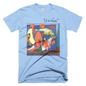 Skydiving T-shirts Strizhov™ by Dmitri Strizhov - 'Walks Under a Northern Sky - 1993' - T-Shirt, , Strizhov™, Skydiving Apparel, Skydiving Apparel, Skydiving Gear, Olympics, T-Shirts, Skydive Chicago, Skydive City, Skydive Perris, Drop Zone Apparel, USPA, united states parachute association, Freefly, BASE, World Record,