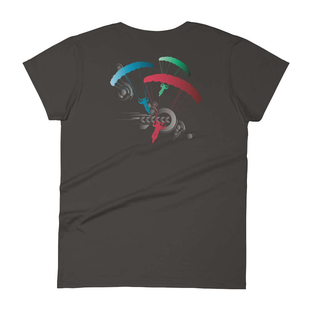 Skydiving T-shirts Skydive Competition - Full Edition - Women`s Colored T-Shirts, Women's Colored Tees, Skydiving Apparel, Skydiving Apparel, Skydiving Apparel, Skydiving Gear, Olympics, T-Shirts, Skydive Chicago, Skydive City, Skydive Perris, Drop Zone Apparel, USPA, united states parachute association, Freefly, BASE, World Record,