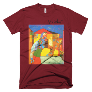 Skydiving T-shirts Strizhov™ by Dmitri Strizhov - 'Landscape with Alina - 1997' - T-Shirt, , Strizhov™, Skydiving Apparel, Skydiving Apparel, Skydiving Gear, Olympics, T-Shirts, Skydive Chicago, Skydive City, Skydive Perris, Drop Zone Apparel, USPA, united states parachute association, Freefly, BASE, World Record,