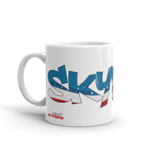 Skydiving T-shirts Skydiving Mug Team America, White Mugs, Skydiving Apparel, Skydiving Apparel, Skydiving Apparel, Skydiving Gear, Olympics, T-Shirts, Skydive Chicago, Skydive City, Skydive Perris, Drop Zone Apparel, USPA, united states parachute association, Freefly, BASE, World Record,