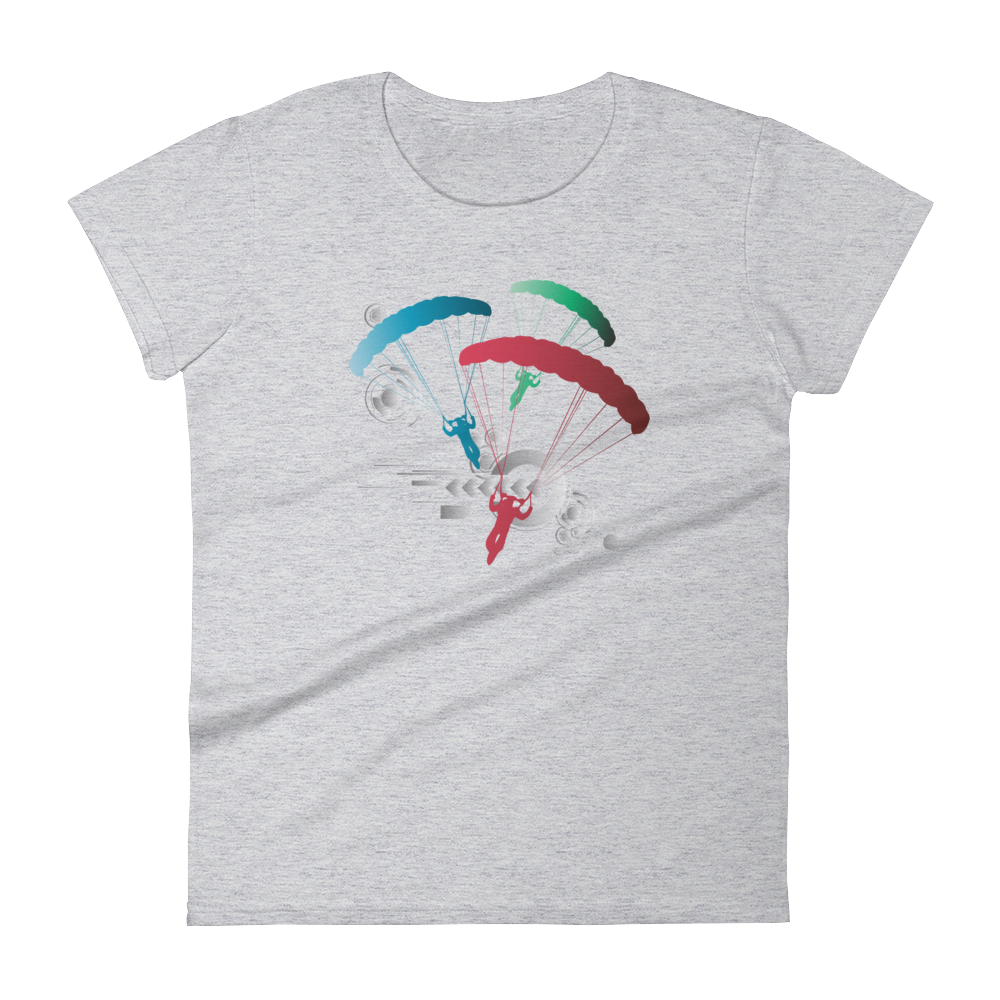 Skydiving T-shirts Skydive Competition - Women`s Colored T-Shirts, Women's Colored Tees, Skydiving Apparel, Skydiving Apparel, Skydiving Apparel, Skydiving Gear, Olympics, T-Shirts, Skydive Chicago, Skydive City, Skydive Perris, Drop Zone Apparel, USPA, united states parachute association, Freefly, BASE, World Record,