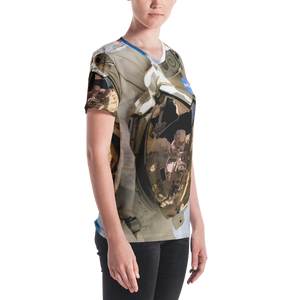 Skydiving T-shirts NASA - Astronaut - USA - Women's sublimation t-shirt, T-shirt, Skydiving Apparel, Skydiving Apparel, Skydiving Apparel, Skydiving Gear, Olympics, T-Shirts, Skydive Chicago, Skydive City, Skydive Perris, Drop Zone Apparel, USPA, united states parachute association, Freefly, BASE, World Record,