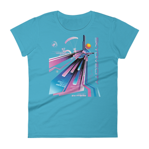Skydiving T-shirts Skydive City - Flamingo - Women`s Colored T-Shirts, Women's Colored Tees, Skydiving Apparel, Skydiving Apparel, Skydiving Apparel, Skydiving Gear, Olympics, T-Shirts, Skydive Chicago, Skydive City, Skydive Perris, Drop Zone Apparel, USPA, united states parachute association, Freefly, BASE, World Record,
