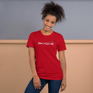 Skydiving T-shirts I ♡ Skydive - First Stupid Jump - eXtreme(RED) - Short Sleeve Men's T-shirt, RED, Skydiving Apparel, Skydiving Apparel, Skydiving Apparel, Skydiving Gear, Olympics, T-Shirts, Skydive Chicago, Skydive City, Skydive Perris, Drop Zone Apparel, USPA, united states parachute association, Freefly, BASE, World Record,