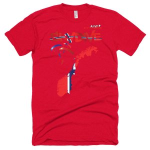 Skydiving T-shirts - Skydive All World - NORWAY - Unisex Tee -, Shirts, Skydiving Apparel, Skydiving Apparel, Skydiving Apparel, Skydiving Gear, Olympics, T-Shirts, Skydive Chicago, Skydive City, Skydive Perris, Drop Zone Apparel, USPA, united states parachute association, Freefly, BASE, World Record,