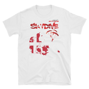 Skydiving T-shirts - Skydive World - DENMARK - Cotton Tee -, Shirts, Skydiving Apparel, Skydiving Apparel, Skydiving Apparel, Skydiving Gear, Olympics, T-Shirts, Skydive Chicago, Skydive City, Skydive Perris, Drop Zone Apparel, USPA, united states parachute association, Freefly, BASE, World Record,