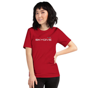 Skydiving T-shirts I ♡ Skydive - First Stupid Jump - eXtreme(RED) - Short Sleeve Men's T-shirt, RED, Skydiving Apparel, Skydiving Apparel, Skydiving Apparel, Skydiving Gear, Olympics, T-Shirts, Skydive Chicago, Skydive City, Skydive Perris, Drop Zone Apparel, USPA, united states parachute association, Freefly, BASE, World Record,