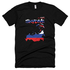 Skydiving T-shirts - Skydive All World - RUSSIA - Unisex Tee -, Shirts, Skydiving Apparel, Skydiving Apparel, Skydiving Apparel, Skydiving Gear, Olympics, T-Shirts, Skydive Chicago, Skydive City, Skydive Perris, Drop Zone Apparel, USPA, united states parachute association, Freefly, BASE, World Record,