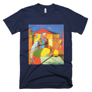 Skydiving T-shirts Strizhov™ by Dmitri Strizhov - 'Landscape with Alina - 1997' - T-Shirt, , Strizhov™, Skydiving Apparel, Skydiving Apparel, Skydiving Gear, Olympics, T-Shirts, Skydive Chicago, Skydive City, Skydive Perris, Drop Zone Apparel, USPA, united states parachute association, Freefly, BASE, World Record,