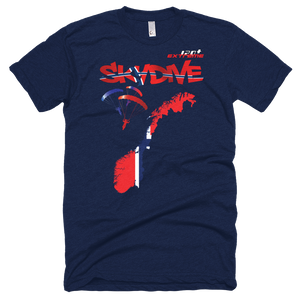 Skydiving T-shirts - Skydive All World - NORWAY - Unisex Tee -, Shirts, Skydiving Apparel, Skydiving Apparel, Skydiving Apparel, Skydiving Gear, Olympics, T-Shirts, Skydive Chicago, Skydive City, Skydive Perris, Drop Zone Apparel, USPA, united states parachute association, Freefly, BASE, World Record,