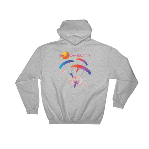 Skydiving T-shirts Skydiving Hoodie - Skydive City - Sunset - Unisex Hooded Sweatshirt, Hoodies, Skydiving Apparel, Skydiving Apparel, Skydiving Apparel, Skydiving Gear, Olympics, T-Shirts, Skydive Chicago, Skydive City, Skydive Perris, Drop Zone Apparel, USPA, united states parachute association, Freefly, BASE, World Record,