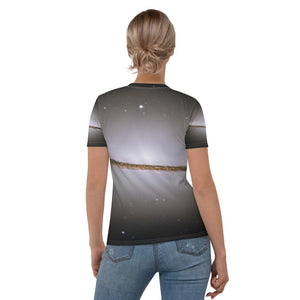 Skydiving T-shirts Galaxy - The Majestic Sombrero - Women's sublimation t-shirt, T-shirt, Skydiving Apparel, Skydiving Apparel, Skydiving Apparel, Skydiving Gear, Olympics, T-Shirts, Skydive Chicago, Skydive City, Skydive Perris, Drop Zone Apparel, USPA, united states parachute association, Freefly, BASE, World Record,