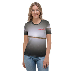 Skydiving T-shirts Galaxy - The Majestic Sombrero - Women's sublimation t-shirt, T-shirt, Skydiving Apparel, Skydiving Apparel, Skydiving Apparel, Skydiving Gear, Olympics, T-Shirts, Skydive Chicago, Skydive City, Skydive Perris, Drop Zone Apparel, USPA, united states parachute association, Freefly, BASE, World Record,