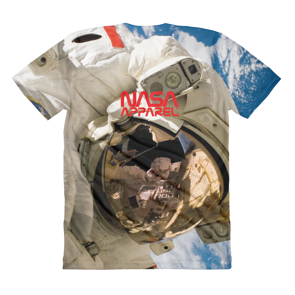 Skydiving T-shirts NASA - Astronaut - USA - Women's sublimation t-shirt, T-shirt, Skydiving Apparel, Skydiving Apparel, Skydiving Apparel, Skydiving Gear, Olympics, T-Shirts, Skydive Chicago, Skydive City, Skydive Perris, Drop Zone Apparel, USPA, united states parachute association, Freefly, BASE, World Record,