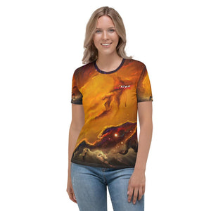 Skydiving T-shirts Cosmo - Nebula Interstellar - Galaxy - Milky-Way - Women's sublimation t-shirt, T-shirt, Skydiving Apparel, Skydiving Apparel, Skydiving Apparel, Skydiving Gear, Olympics, T-Shirts, Skydive Chicago, Skydive City, Skydive Perris, Drop Zone Apparel, USPA, united states parachute association, Freefly, BASE, World Record,