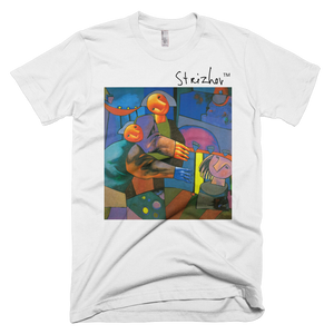 Skydiving T-shirts Strizhov™ by Dmitri Strizhov - 'Sculptors - 1996' - T-Shirt, , Strizhov™, Skydiving Apparel, Skydiving Apparel, Skydiving Gear, Olympics, T-Shirts, Skydive Chicago, Skydive City, Skydive Perris, Drop Zone Apparel, USPA, united states parachute association, Freefly, BASE, World Record,