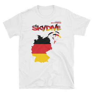 Skydiving T-shirts - Skydive World - GERMANY - Cotton Tee -, Shirts, Skydiving Apparel, Skydiving Apparel, Skydiving Apparel, Skydiving Gear, Olympics, T-Shirts, Skydive Chicago, Skydive City, Skydive Perris, Drop Zone Apparel, USPA, united states parachute association, Freefly, BASE, World Record,